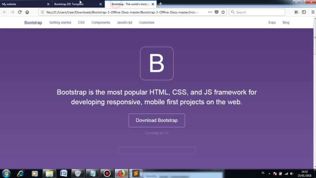 INCODING TUTORIAL – Desain Web dengan bootstrap (header) bagian 1 #4 ...