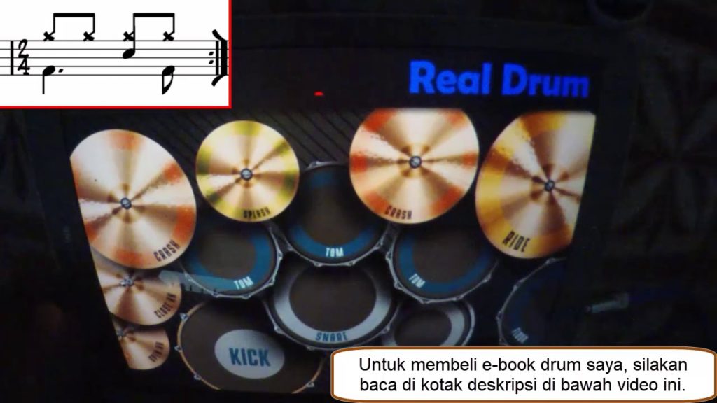 Belajar Ketukan Dasar Drum Real Drum Bagian 03 – Blog Okuta