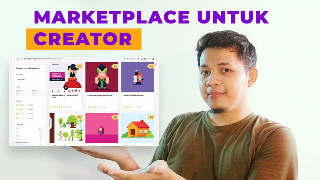 Review Gumroad, website untuk jualan produk digital – Blog Okuta