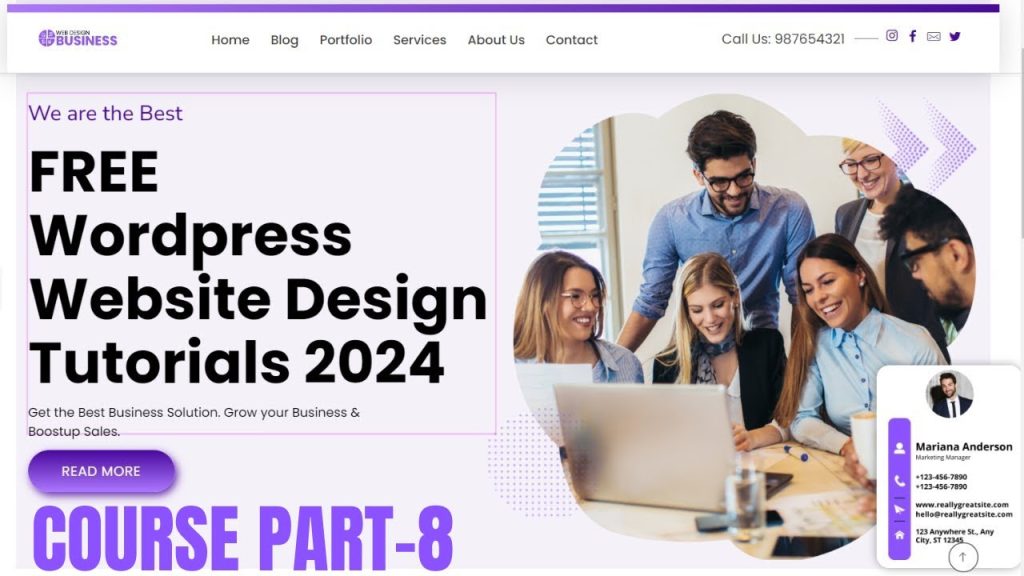 Elementor Tutorials Part-3 | WordPress Website Design Tutorials Part 8 ...