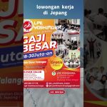lowongan kerja di JEPANG Gaji 13 sampai 30 juta#shorts info cek deskripsi