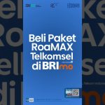 Sobat BRI,Mau beli paket roaming RoaMAX Telkomsel di BRImo aja! ✨️#BRImo #BRImoMudahSerbaBisa